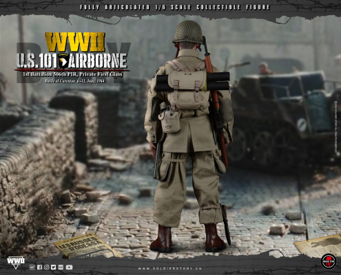 SS126 第二次世界大战 美国 第101空降师 506团第一营 一等兵