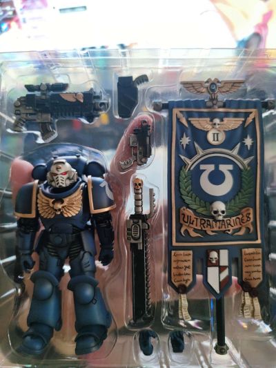 战锤40000 极限战士战团 战团英雄 原铸旗手波斯卡