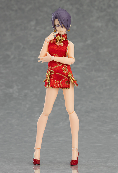 figma#569 女性素体 (末花)  与 短旗袍裝