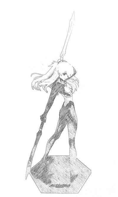 新世纪福音战士新剧场版 绫波零(暂称) 战斗服 新剧场版配色