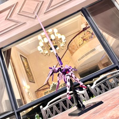 METAL BUILD系列10周年纪念 机动战士高达00  TRANS-AM强化模组 大出力粒子释放状态