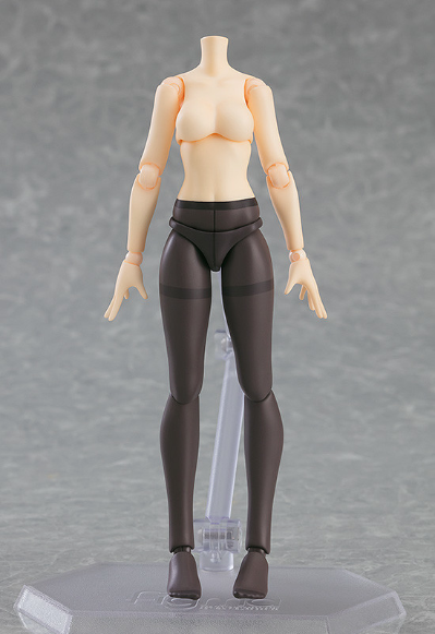 figma#574 女性素体 （千秋）与 露肩毛衣连衣裙