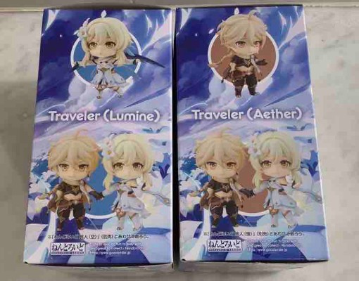 粘土人 #1717  原神 旅行者(空)