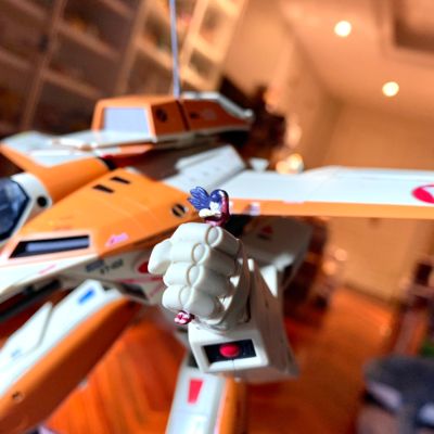 DX 超合金 超时空要塞 VF-1D 瓦尔基里 与 风叶赛艇