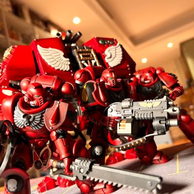 战锤40000 圣血天使暴烈无畏机甲 萨默尔兄弟