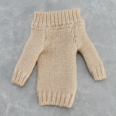 figma Styles 露肩毛衣连衣裙（米白色/灰色/粉米色）