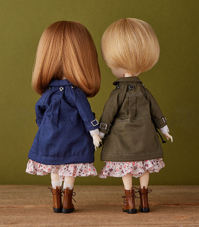 Harmonia humming 特別服装系列（军装大衣/藏青色、卡其绿）