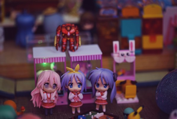 迷你黏土人 幸运星 柊镜 School Uniform 