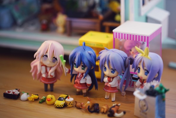 迷你黏土人 幸运星 柊镜 School Uniform 