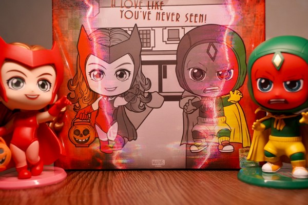 旺达幻视 猩红女巫与幻视 (万圣节版) COSBABY迷你珍藏人偶套装