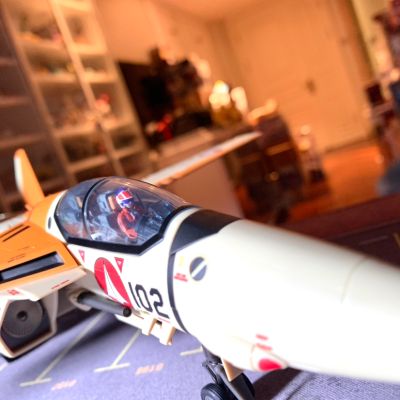 DX 超合金 超时空要塞 VF-1D 瓦尔基里 与 风叶赛艇