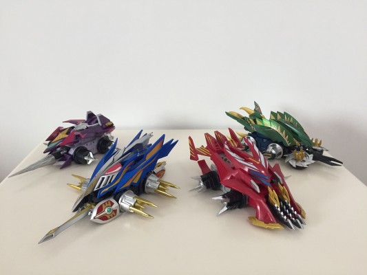 SMP [SHOKUGAN MODELING PROJECT] 激斗战车 第一战-EX1 霹雳神鹰 & 战斗狂牛 & 旋风幻影 套装