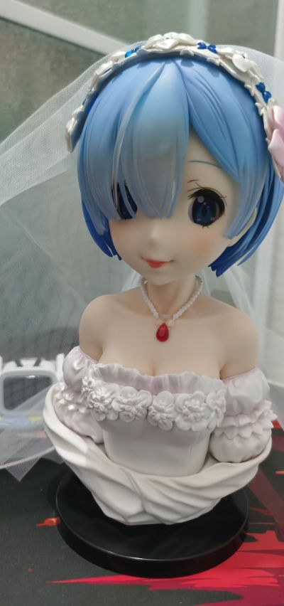 一番赏 A奖 蕾姆胸像（婚纱版）