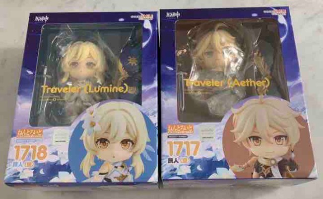 粘土人 #1717  原神 旅行者(空)