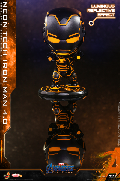 COSBABY(S) 迷你珍藏人偶 复仇者联盟4：终局之战 钢铁侠 (创战光速橙)