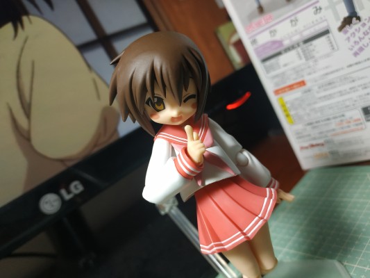 figma#047 幸运星 动画版 柊镜 夏季校服