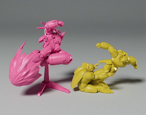 PLAMAX MF-64 minimum factory 飞跃巅峰 钢巴斯塔 超级闪电踢 / RX-7 闪电踢 巴斯塔 特效配色