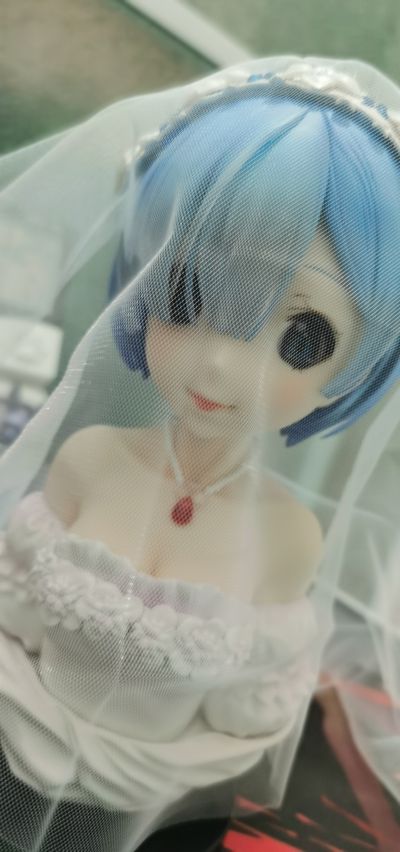 一番赏 A奖 蕾姆胸像（婚纱版）