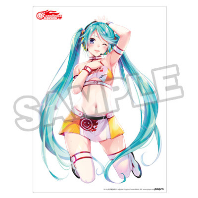 初音未来 GT计划 赛车未来 2010 原画师：矢吹健太朗