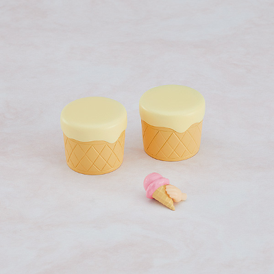 粘土人配件系列 配件收藏 冰淇淋店