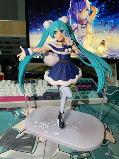 超级景品 初音未来 蓝色圣诞服装2020