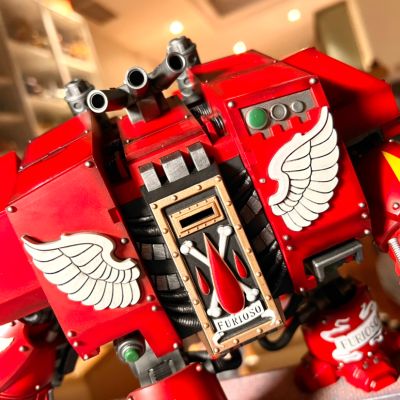 战锤40000 圣血天使暴烈无畏机甲 萨默尔兄弟