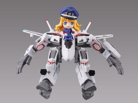 TINY SESSION 超时空要塞F VF-25F 弥赛亚女武神(有人专用) 与雪莉