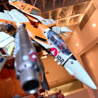 DX 超合金 超时空要塞 VF-1D 瓦尔基里 与 风叶赛艇