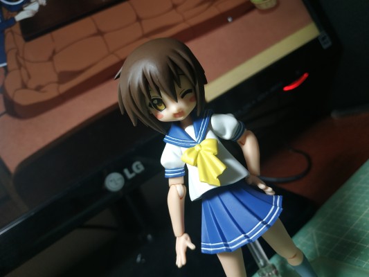 figma#047 幸运星 动画版 柊镜 夏季校服