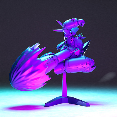 PLAMAX MF-65 minimum factory 飞跃巅峰 钢巴斯塔 超级闪电踢 / RX-7 闪电踢 巴斯塔 机器人配色