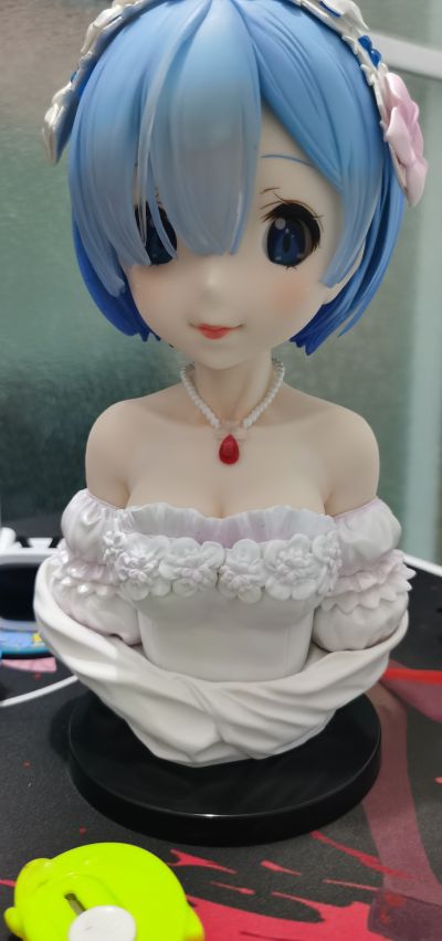 一番赏 A奖 蕾姆胸像（婚纱版）