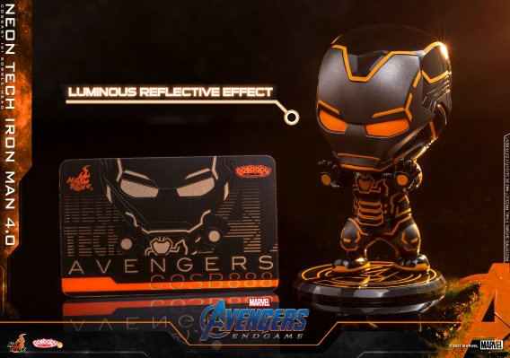 COSBABY(S) 迷你珍藏人偶 复仇者联盟4：终局之战 钢铁侠 (创战光速橙)