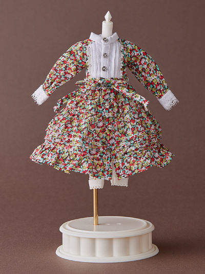 Harmonia humming 特别服装系列 （粉红色/蓝色/红色碎花连衣裙）