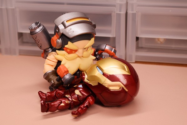 粘土人#988 复仇者联盟 无限战争 钢铁侠Mark50 Infinity Edition