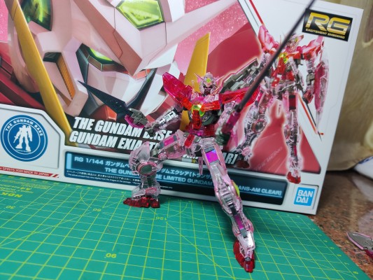 RG 1/144 高达基地限定 能天使高达 Transam 彩色透明版