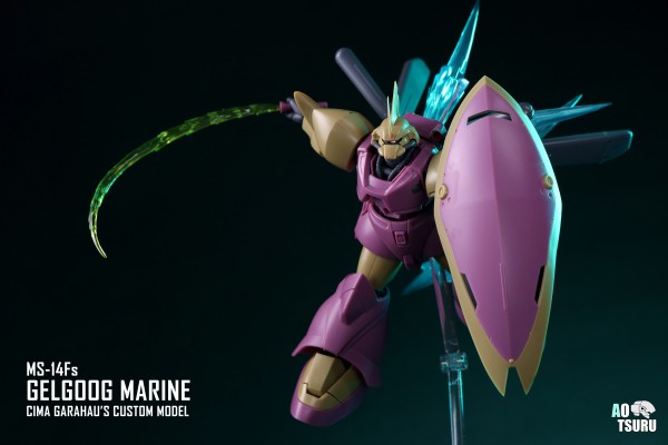 ROBOT魂 	机动战士高达0083 星尘的回忆 MS-14Fs 挥官型海军陆战队用勇士（西玛·卡拉豪机）ver. A.N.I.M.E.