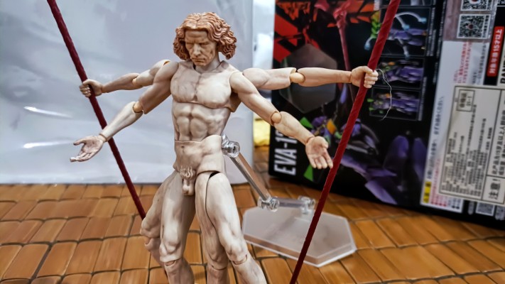 figma#SP-075 桌上美术馆 维特鲁威人体图