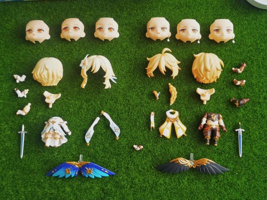 粘土人 #1717  原神 旅行者(空)