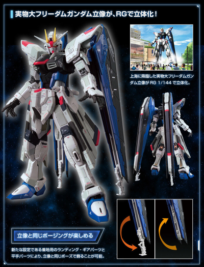 RG 1/144 高达基地专属商品   自由高达 GCP版