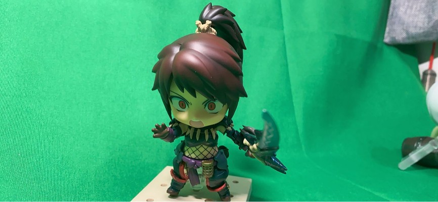 粘土人#1284 怪物猎人：世界 女猎人 迅龙α