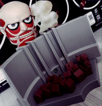 粘土人 #360 进击的巨人 超大型巨人＆进击的Play 套装