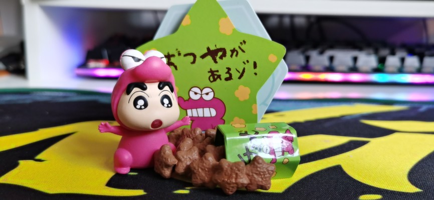 蜡笔小新 直立留言板人偶 由我来告诉你哟！