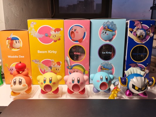 粘土人#1055 星之卡比 光束卡比