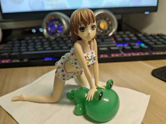 某科学的超电磁炮 御坂美琴 皱边泳衣、呱太泳圈