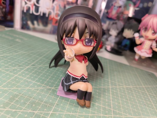 粘土人 #208 魔法少女小圆 晓美焰 学校统一版