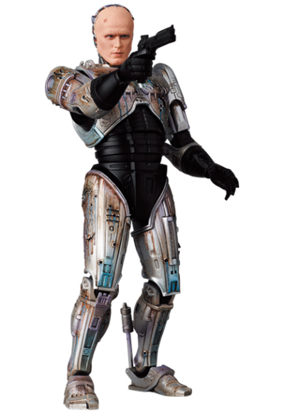 MAFEX  编号192 机械战警  无盔墨菲 战损版