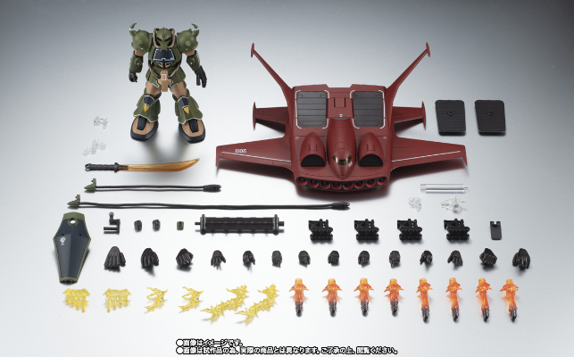 ROBOT魂＜机动战士系列＞机动战士高达 MS-07B 老虎与德戴YS套装  ver. A.N.I.M.E. ~拟真标识~