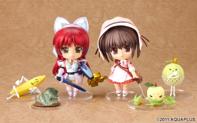 粘土人#154 柚原木实＆向坂环 迷宫旅人SET （PSP ToHeart2 迷宫旅人 初回限定版同梱特典）