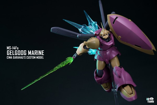 ROBOT魂 	机动战士高达0083 星尘的回忆 MS-14Fs 挥官型海军陆战队用勇士（西玛·卡拉豪机）ver. A.N.I.M.E.