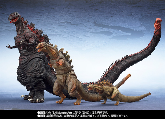 S.H.MonsterArts 新哥斯拉 哥斯拉（2016）第二形态与第三形态套装